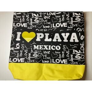 I Love Playa Mexico Tote/Shopping Bag Large